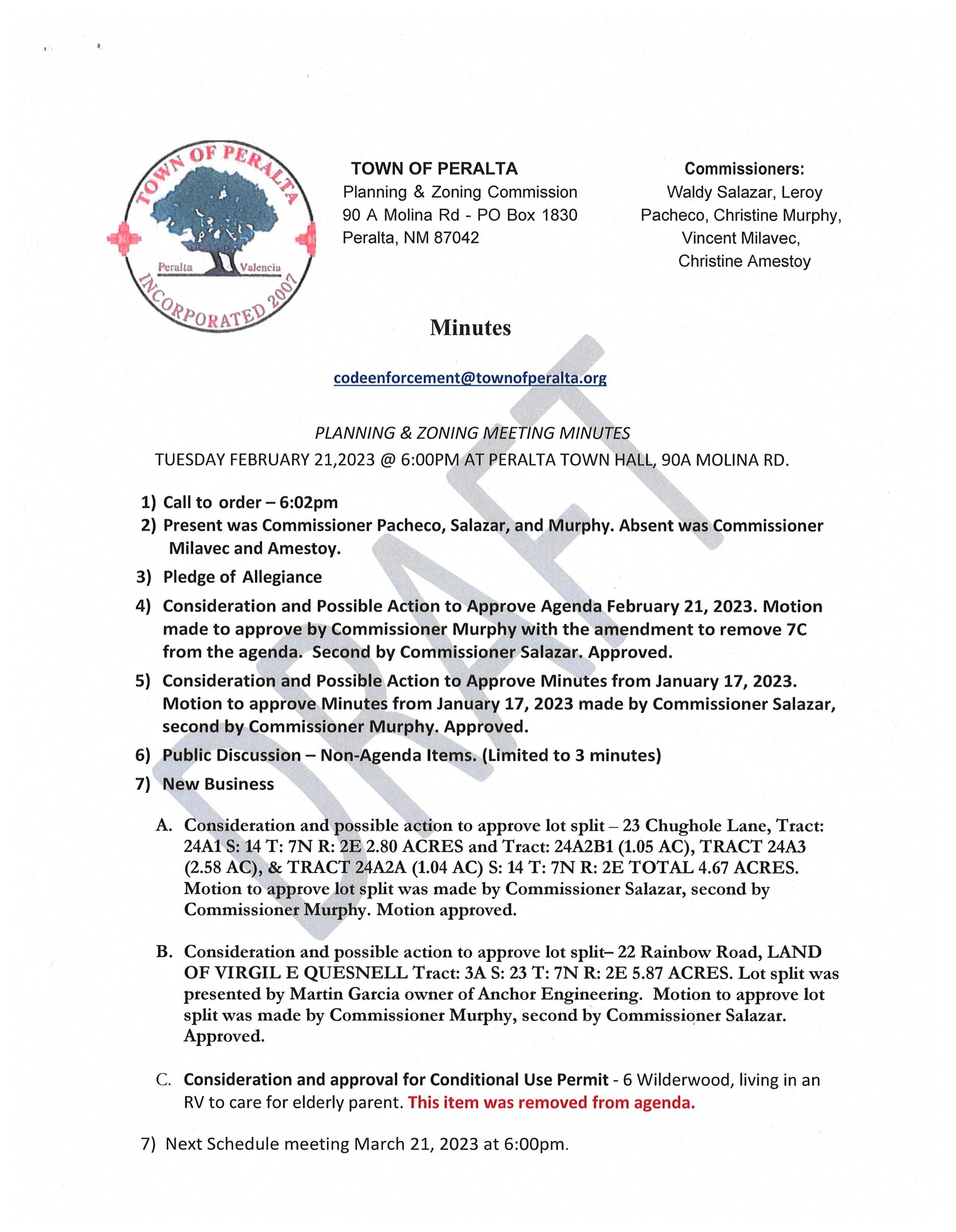 PZ MINUTES 2 21 23 1