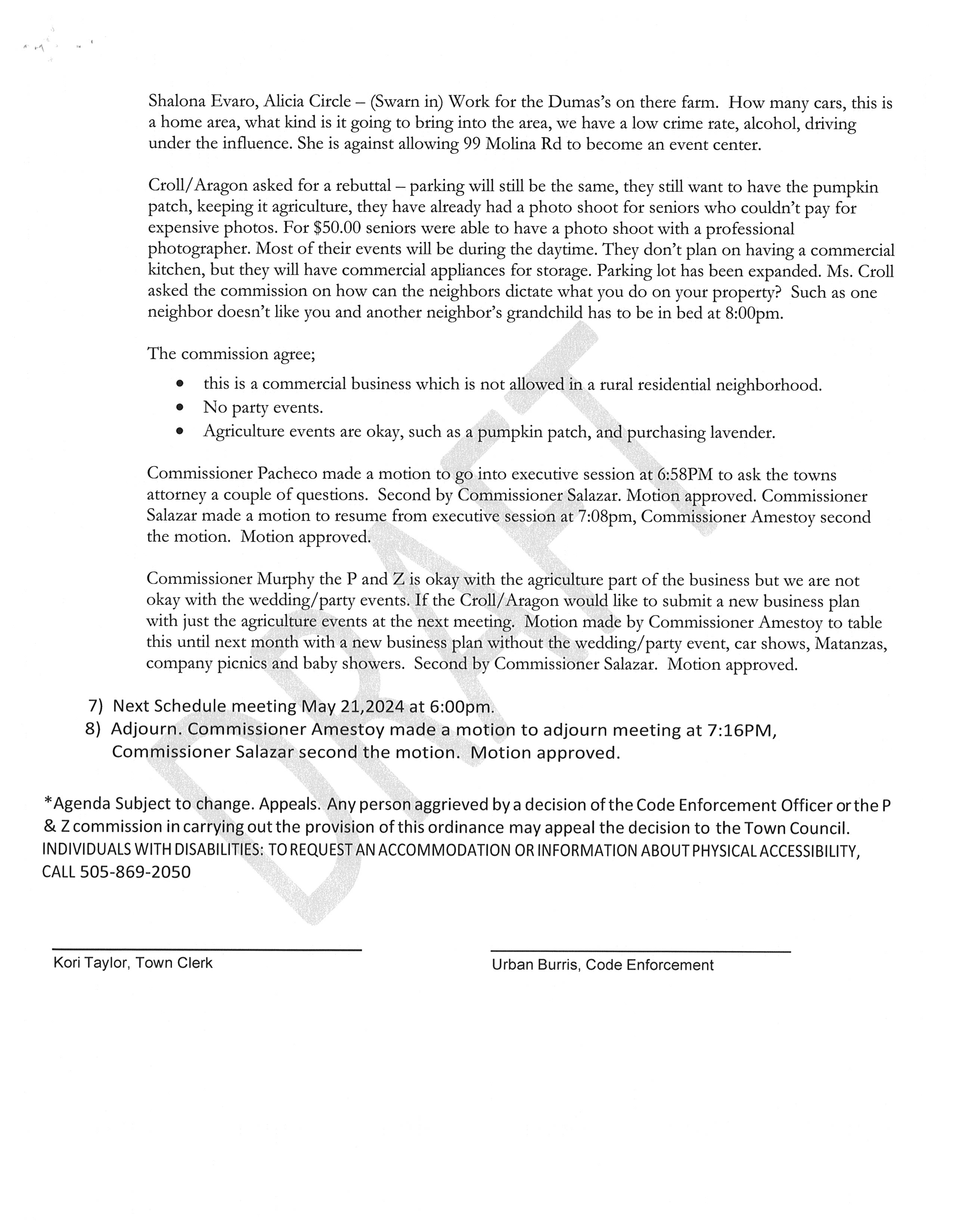 PZ MINUTES 4 16 24 2